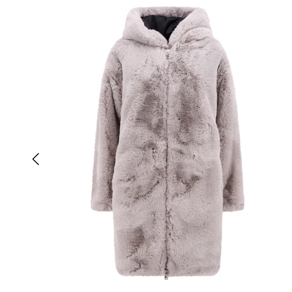 Moose Knuckles state bunny faux fur jacket NWT